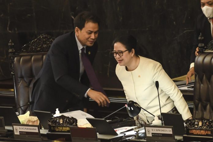 Puan Maharani as Speaker of the People's Representative Council (2019). Picture Courtesy to Jakarta Post